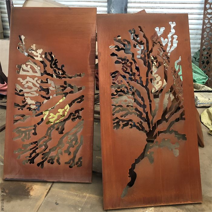 Modern Design Long Box Corten Steel Planter